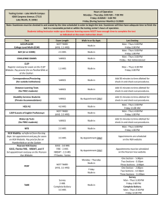 Lake Worth Test Schedule - Palm Beach State College