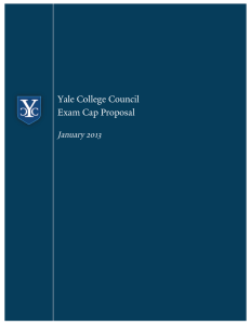 Yale College Council Exam Cap Proposal