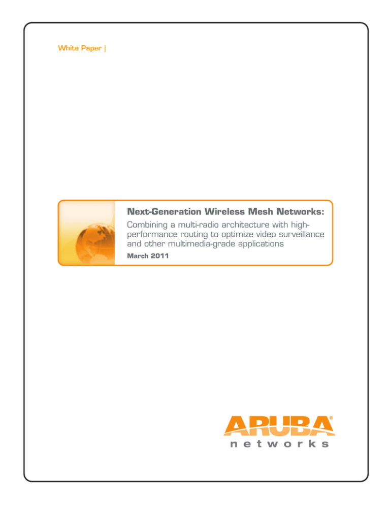 Next-Generation Wireless Mesh Networks