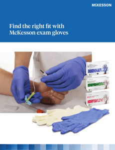 Find the right fit with McKesson exam gloves