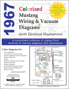 1967 Mustang Wiring and Vacuum Diagrams