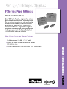 P-Series-Pipe-fittings-brochure - Categories On Parker / Autoclave