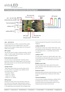 3-Channel LM-Dot Connector Wiring Diagram ( LMC315x1 )
