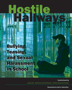 Hostile Hallways: Bullying, Teasing, and Sexual