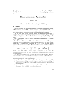 Planar Linkages and Algebraic Sets