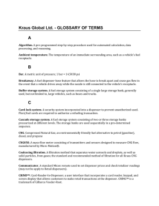 Kraus Global Ltd. - GLOSSARY OF TERMS A B C