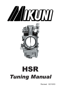 HSR Tuning Manual