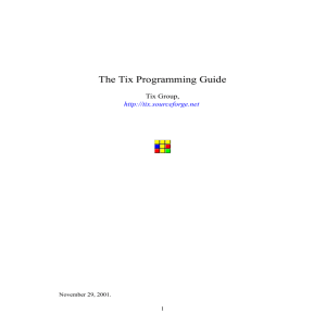 Tix Programming Guide