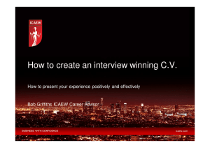 How to create an interview winning CV