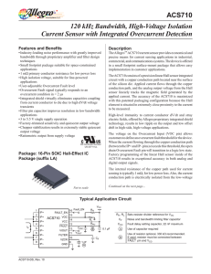 ACS710 Datasheet - Allegro Microsystems