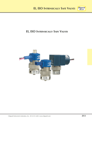 213 ei, eio intrinsically safe valves