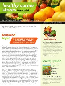 The Healthy Corner Stores Network
