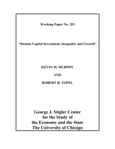 Human Capital Investment, Inequality, and Growth