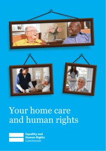 Your home care and human rights
