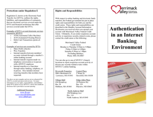 Authentication in an Internet Banking Environment Brochure