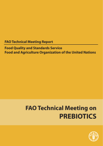 FAO Technical Meeting on Prebiotics - AAT