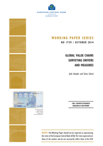 Global value chains: surveying drivers and