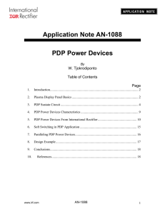 PDP Power Devices