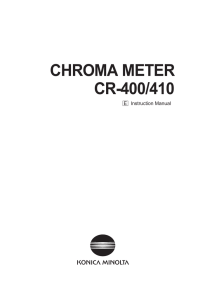 chroma meter cr-400/410