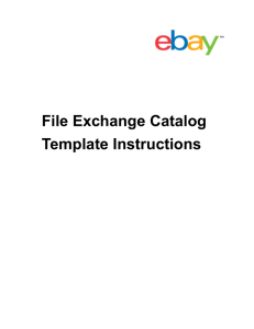 File Exchange Catalog Template Instructions