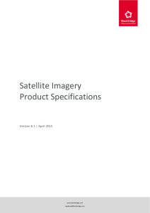 Satellite Imagery Product Specifications - e-GEOS