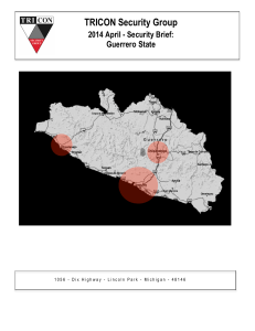 Security Brief: Guerrero State
