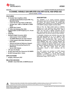 (VGA) WITH OCTAL HIGH SPEED ADC