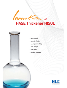 HASE Thickener HISOL