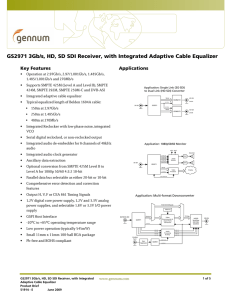 GS2971 Product Brief