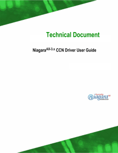 CCN Driver User Manual
