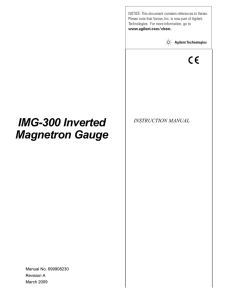 IMG-300 Inverted Magnetron Gauge