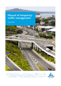 Manual of temporary traffic management