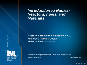 Introduction to Nuclear Reactors, Fuels, and Materials