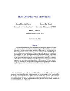 How Destructive is Innovation?