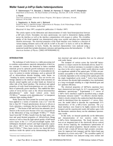 Wafer fused p-InP/p-GaAs heterojunctions