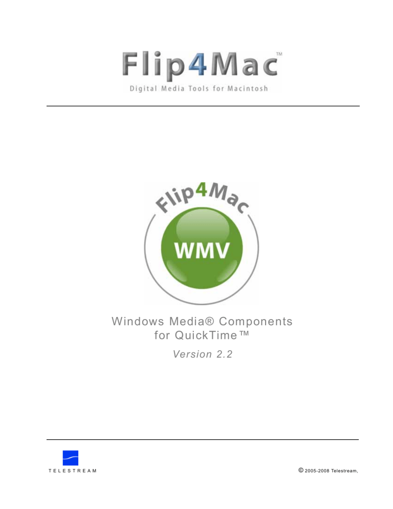 flip4mac wmv components for quicktime