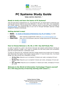 PC Systems Study Guide
