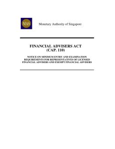 Notice No. FAA-N13 - Monetary Authority of Singapore