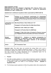 disclosure requirements for substantially complete Application Proofs