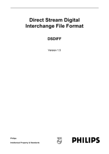 Direct Stream Digital Interchange File Format