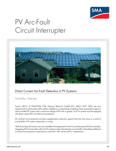 PV Arc-Fault Circuit Interrupter