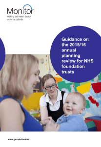 NHS providers: shared planning guidance for 2016/17 to 2020/21