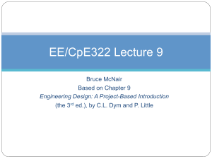 EE/CpE322 Lecture 9
