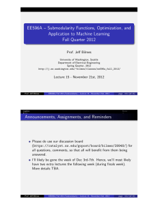 EE596A – Submodularity Functions, Optimization, and Application to