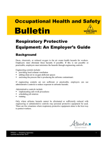 Respiratory Protective Equipment: An