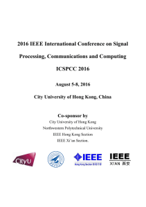 2016 IEEE International Conference on Signal Processing