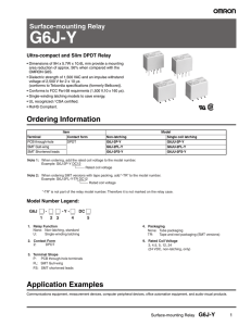 Ordering Information Application Examples