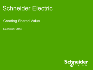 Chris Curtis, from Schneider Electric