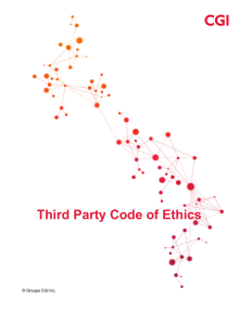 Third Party Code of Ethics