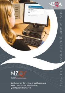 Version 5: June 2008 New Zealand Qualifications Authority